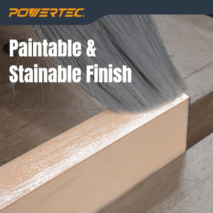 POWERTEC Maple Edge Banding – 13/16" x 50 Ft Pre-Glued Veneer Edging Tape Roll for Cabinet Repair, Furniture Restoration, Shelving & DIY Projects (72370) - color: Maple
