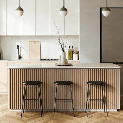 myforHD Wallpaper Peel and Stick Wood Grating Stripe Self-Adhesive Wallpaper Faux Wood Contact Paper Wood Slats Self Adhesive Wall Paper PVC Vinyl Film Removable Waterproof 17.3" x 236" - color: Wood E, size: 17.3" x 236.2"