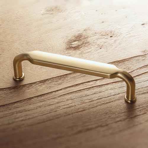 Goo-Ki 6 Pack 3-3/4 Inch （96mm） Hole Center Cabinet Pulls Champagne Bronze Zinc Alloy Kitchen Drawer Pulls Drawer Handles 4.2 Inch Length 2202-UBR-96 - color: Champagne Bronze, size: 3-3/4 Inch Hole Centers