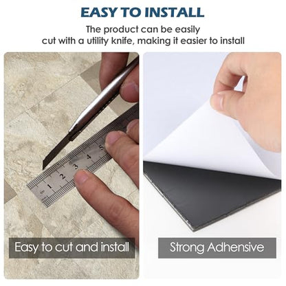Yipscazo 10 Sheet Peel and Stick Backsplash Mosaic Tiles Stainless Steel Metal Kitchen Backsplash Stick on Tiles for Stove, Bathroom, Laundry in Ecru Stone (11.8'' x 11.8'') - color: Stone Beige