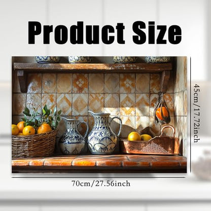 Nuxovilar Kitchen Backsplash Peel and Stick Wallpaper,17.72"x27.56" - color: A-Retro style