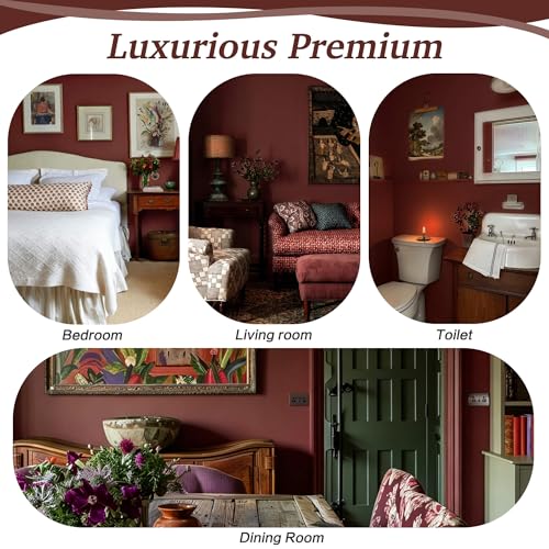 Dimoon 78.7"x17.7" Peel and Stick Wallpaper Dark Red Contact Paper Environmentally Friendly Materials Thickening Upgrade Embossed Renter Friendly Wall Paper Modern Vinyl Wrap for Countertop Bedroom - color: Dark Red, size: 17.7" x 78.7"