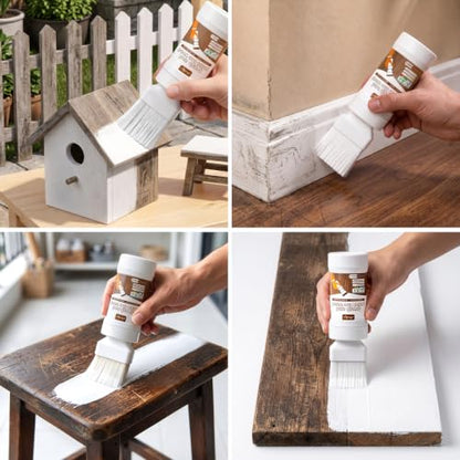 White Touch-Up Paint Pen for Wood,Furniture,Cabinets,6.35 Oz - color: White