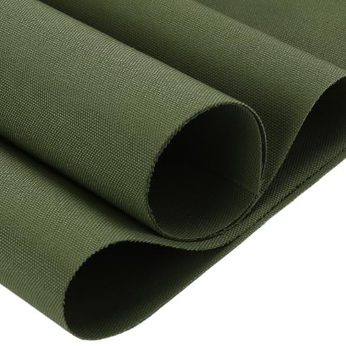 Waterproof Canvas Fabric by The Yard 1200D Upholstery 58x36inch Army Green - color: Army Green, size: Pre Cut 1 Yard