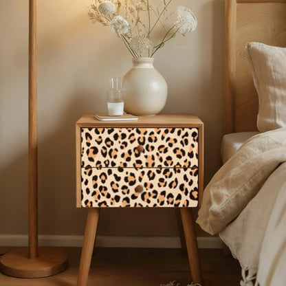 3 Sheet Leopard Rub on Transfers for Crafts and Furniture 6x12 - style: Leopard Print