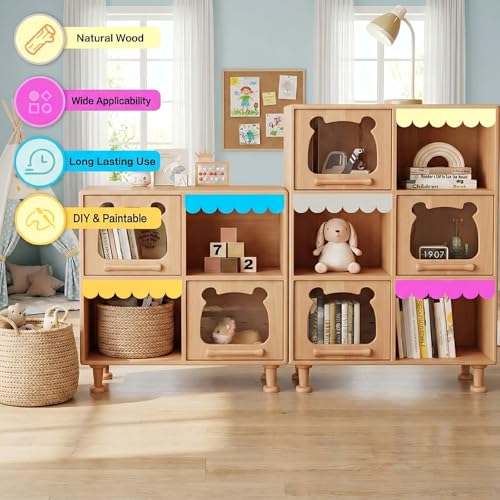 12pcs Scalloped Edge Decorative Wood Molding Unfinished Scalloped Decorative Wooden Trim 15.74 x 1.57 Inch Cute DIY Moulding Trims for Home Wall Cabinet Window Shelf Door Wall