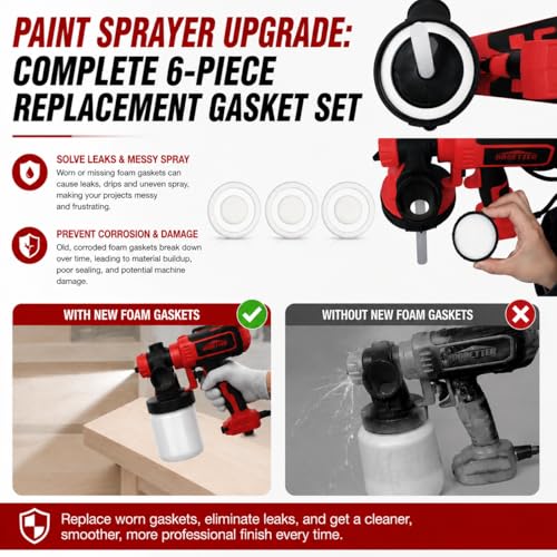 Side-Refill HVLP Paint Sprayer for House Painting