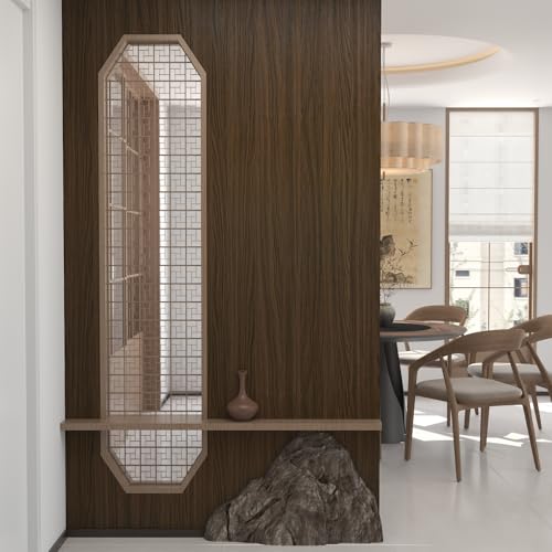 Walnut Wood Contact Paper, Dark Brown, 30.3"x591" - color: Brown, size: 30.3" x 591"