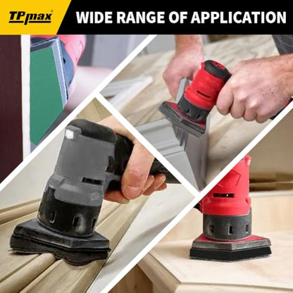90×65mm Foam Interface Pads Compatible with Milwaukee M12 Detail Sander, 5-Pack