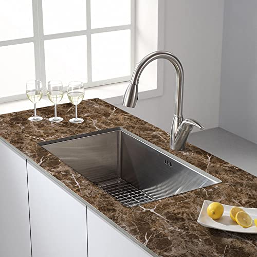 practicalWs Brown Marble Contact Paper Countertop Contact Paper Waterproof - size: 17.7" x 196.8"