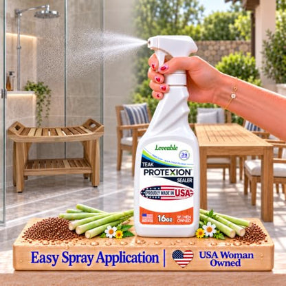 EcoDecors Teak Oil Spray With Teak Sealer Combo Pack - style: Teak Oil - Sealer Combo