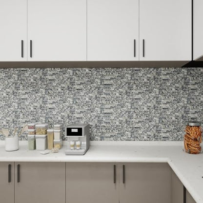 Emerald Marble Peel & Stick Tile for Vanity & Accent Wall - color: Cool Emerald