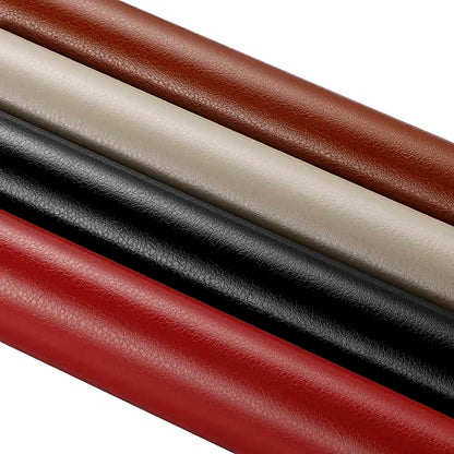 LZLRUN Black Leather Texture PVC Car Vinyl Wrap Styling Sticker 1.65x5ft - color: Black, size: 1.65ft x 5ft