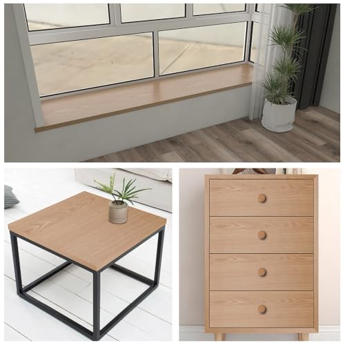 Wood Grain Contact Paper Peel and Stick Wallpaper Self Adhesive Wall Paper for Furniture Countertop Drawer Shelf Liner Cabinet Waterproof Easy to Clean 17.7" X 78.7" - color: Teak, size: 17.7"W x 78.7"L