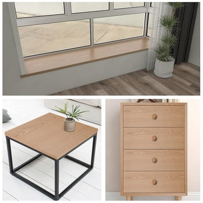 Wood Grain Contact Paper Peel and Stick Wallpaper Self Adhesive Wall Paper for Furniture Countertop Drawer Shelf Liner Cabinet Waterproof Easy to Clean 17.7" X 78.7" - color: Teak, size: 17.7"W x 78.7"L