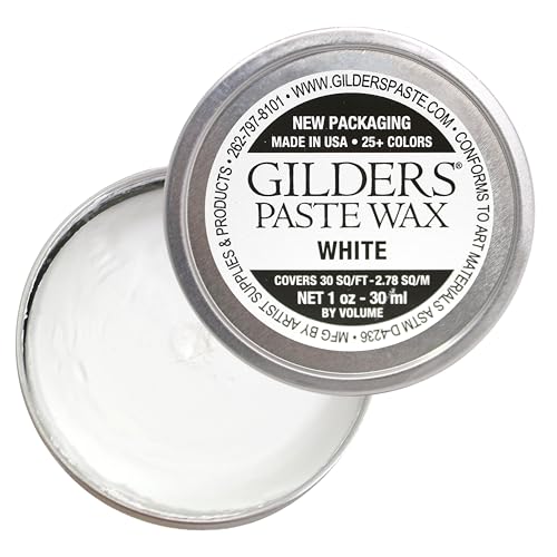 paste, Gilders paste wax 1 ounce canister, gilders wax paste 30 ml canister (WHITE)