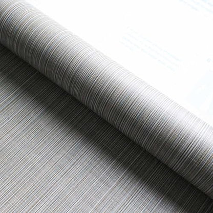YXTII 20.8" x 196.8" Thick Peel and Stick Grasscloth Wallpaper, Grey Linen Wallpaper Self-Adhesive Fabric Wall Paper - color: Gray, size: 20.8" x 196.8"