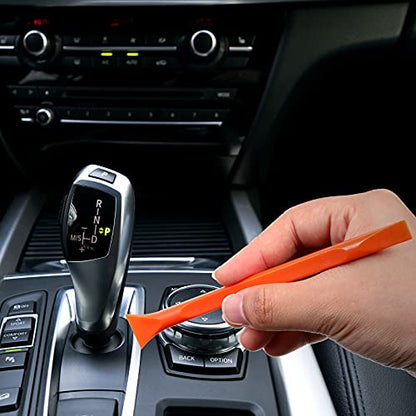 Honoson 9 Pcs Cleaning Scraper Tool, Scratch Free for Auto Detailing,None - color: Orange