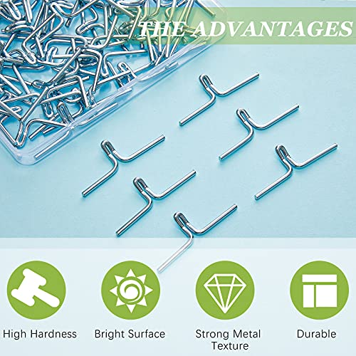 Gisafai Metal Lawn Chair Webbing Clips, 100 Pcs for Chair Frame Replacement
