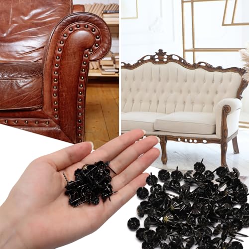 Upholstery Tacks, 100 PCS, 7/16" Pumpkin Head Design