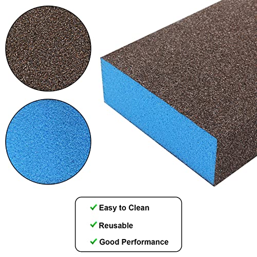 Coarse Sanding Sponge, 80 Grit, 12Pcs - size: 80 Grit