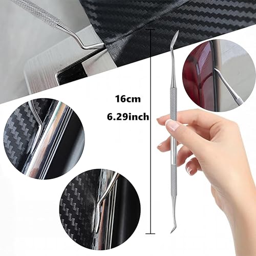 35Pcs Car Vinyl Wrap Tool Kit with Spray Bottle, Window Tint Application Tools, Felt Squeegee, Utility Knife, Edge Sticks, Work Gloves, Eagle Beak Gap Tool, Wallpaper PPF Install Kit for Auto Home DIY - color: Blue