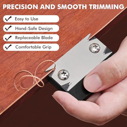 NECAMOCU 4PCS Edge Banding Trimmer Replacement Blades - size: 4PCS Blades