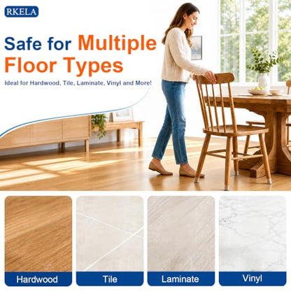 Chair Leg Floor Protectors,24 Pack Round Furniture Pads for Hardwood Floors - size: Universal M