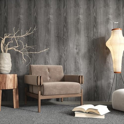 15.7"x472" Rustic Grey Oak Wood Grain Contact Paper Peel and Stick Wood Wallpaper for Countertop Cabinet Desk Waterproof Removable Thick Wooden Look Vinyl Wrap Table Drawer Shelf Liner Walls - size: 15.7" x 472"