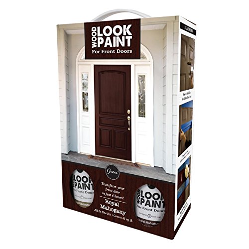 Giani Wood Look Paint Kit for Front & Interior Doors (Royal Mahogany) - style: Royal Mahogany