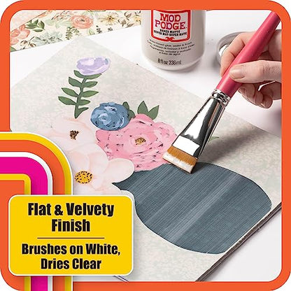 Mod Podge Super Matte, Premium All-in-One Glue, Sealer, and Finish, 8 fl oz, CS27596 - size: 8 oz (236 ml)