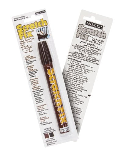 Miller SF1202 Wood Stain Scratch Fix Pen / Wood Repair Marker - Dark Brown Wood - color: Dark Brown Wood