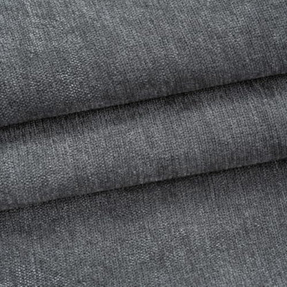 157x58 inches Soft Chenille Fabric for Upholstery, Crisp and Stylish Chenille Upholstery Fabric by the Yard(Dark Grey) - color: 03 Dark Grey, size: 157x58"