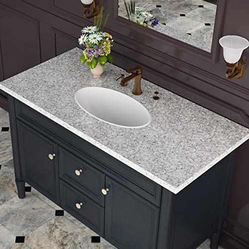 Livelynine Granite Countertop Contact Paper Waterproof Self Adhesive Marble Wallpaper Peel and Stick Countertops for Kitchen Counter Tops Table Bathroom Desk Cover Removable Wall Paper 15.8x78.8 Inch - size: 15.8"W x 78.8"L
