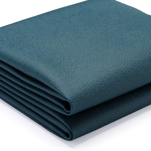 K-Musculo Vinyl Fabric, Marine Faux Leather Upholstery, for Upholstery Crafts, DIY Sewings, Sofa, Handbag, Earrings, Hair Bows Decorations (Green 54 * 12inch) - color: Emerald Green, size: 1Ft (54'' X 12'' inch)