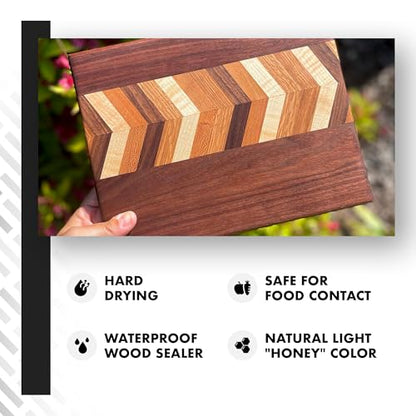 RMP Finishes Half and Half, Pure Tung Oil Mix for Wood Finishing, Cutting Boards, Butcher Blocks, Clay, Stone, and Slate, Food Grade, Pine, 1 Gallon - color: Pine, size: 128 Fl Oz