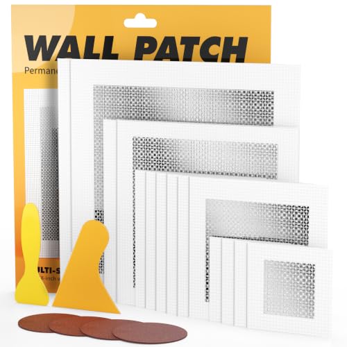 Drywall Patches, 20PCS Kit, 2/4/6/8 Inch Drywall Repair Patches for Holes