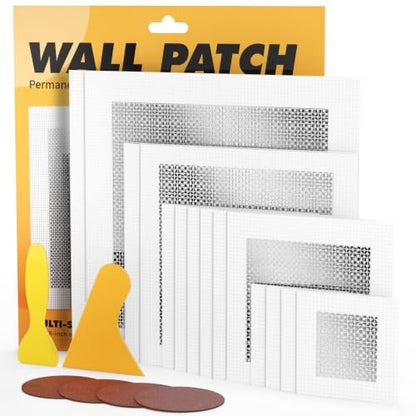 Drywall Patches, 20PCS Kit, 2/4/6/8 Inch Drywall Repair Patches for Holes