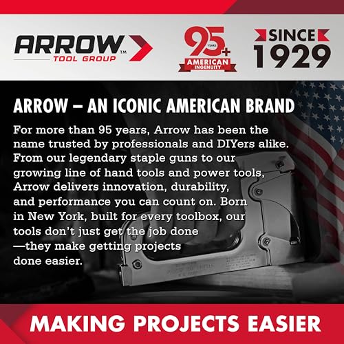 Arrow Electric Staple Gun Kit with 3750 Pieces T50 Staples, T50ACD