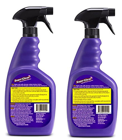 SuperClean 312203 All Purpose Tough Task Cleaner Degreaser (64oz), 64 fl. oz, 2 Pack