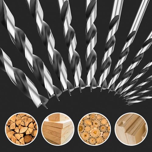 4Pcs 11MM Metric Brad Point Wood Drill Bit Set - size: 0.433" - 4pcs