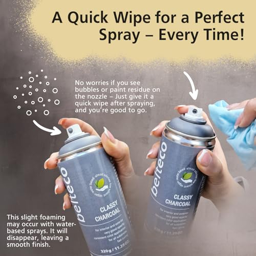 Creamy Vanilla Spray Paint | Water-based Cream Spray Paint - color: Creamy Vanilla, size: 11.29 Ounce (Pack of 1)