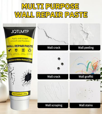 Wall Repair Kit 2 Pack, 17.64 Oz Drywall Repair Paste for Cracks Holes