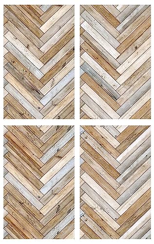Dixie Belle Belles & Whistles Transfer - Rustic Herringbone 24.8” x 38.8” - size: Rustic Herringbone