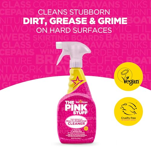 Stardrops The Pink Stuff Miracle Multi-Purpose Cleaner Spray, 25 Fl Oz - size: 25 Fl Oz (Pack of 1)