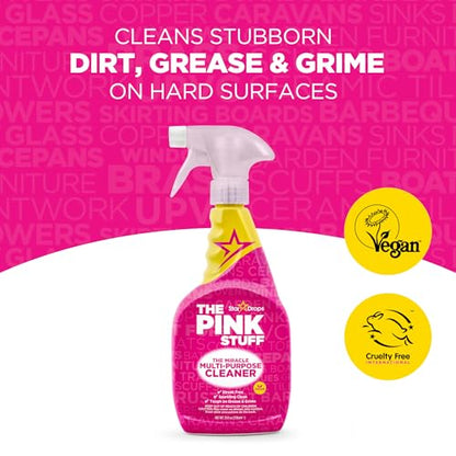 Stardrops The Pink Stuff Multi-Purpose Cleaner | Removes Grease | For Kitchens & Bathrooms | Pack of 2 - size: 25 Fl Oz (Pack of 2)