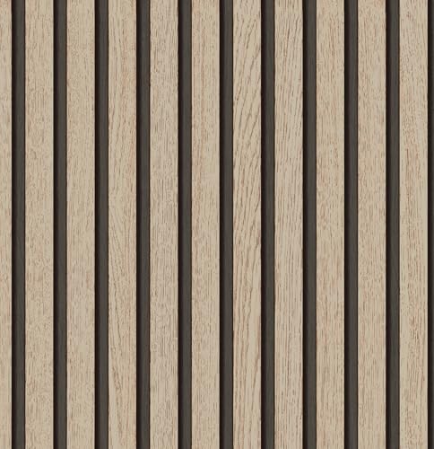 myforHD Wallpaper Peel and Stick Wood Grating Stripe Self-Adhesive Wallpaper Faux Wood Contact Paper Wood Slats Self Adhesive Wall Paper PVC Vinyl Film Removable Waterproof 17.3" x 236" - color: Wood G, size: 17.3" x 236.2"