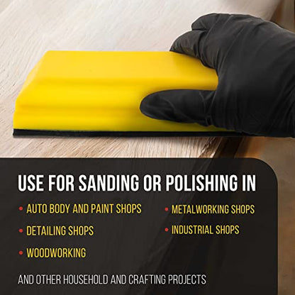 Dura-Gold Pro Series Rectangle 7-3/4" x 2-3/4" Hand Sanding Block Pad with - style: Rectangle