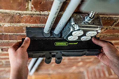 General Tools Contour Gauge 833 - 10" Angle Finder Tool for Home Improvement - Gadgets for Men - size: 10-Inch