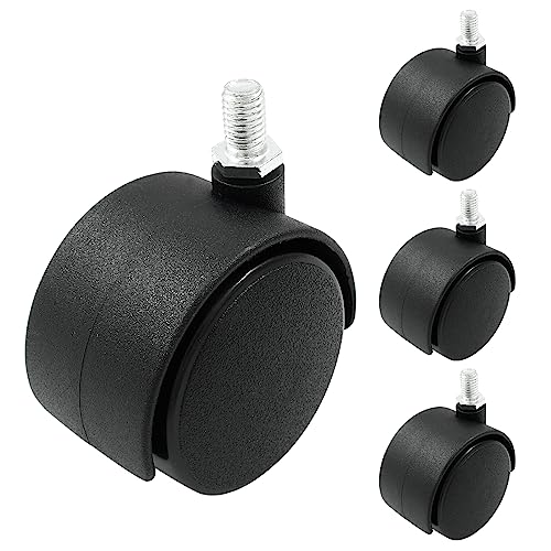 2 Inch Swivel Caster Wheels, M8 Threaded Stem, 4pcs - style: 2 Inch Stem